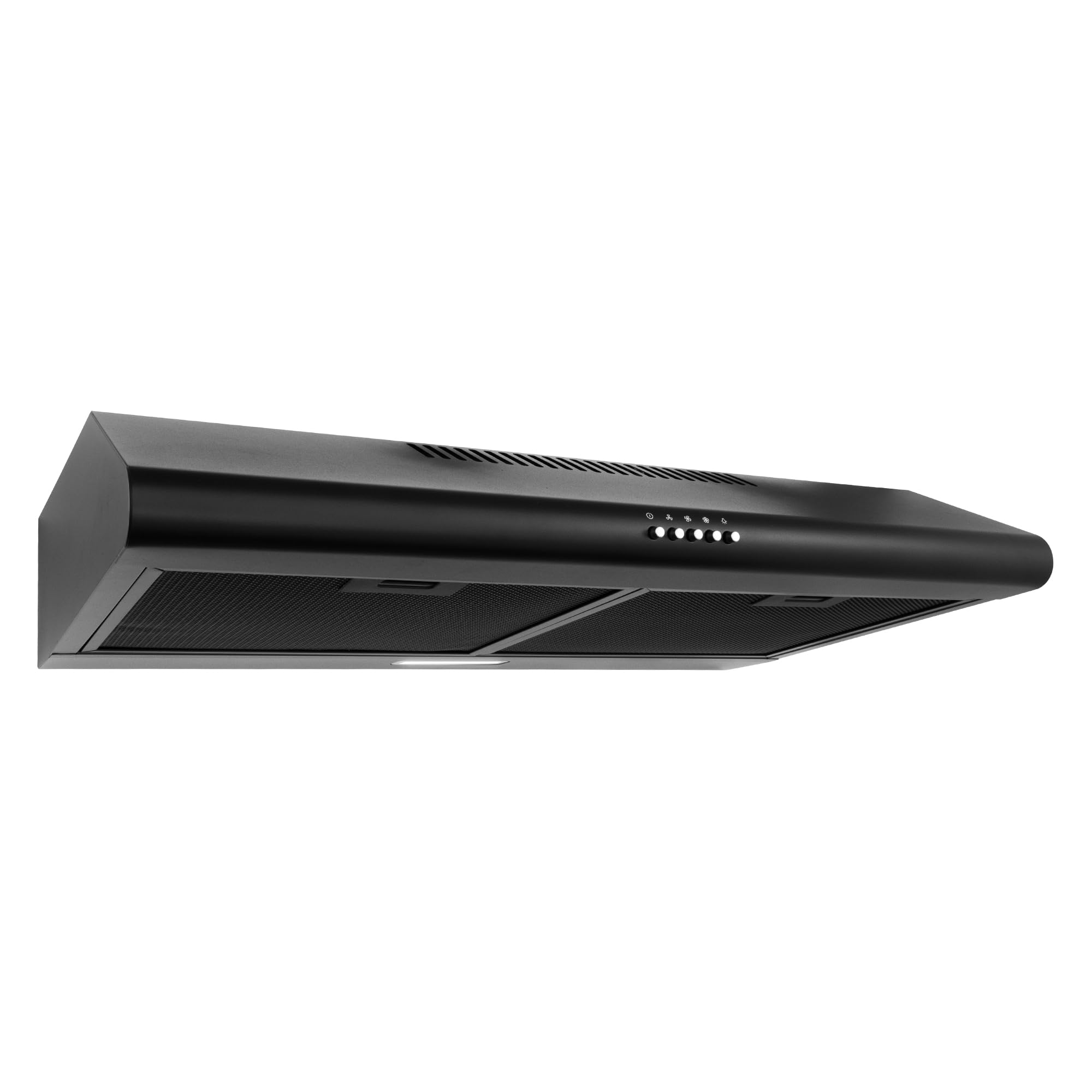 COS-5MU30-BK 30 in. Delta Collection Ducted Under Cabinet Range Hood, Button Controls, Reusable Filters, LED Lights in Matte Black, 30 inch