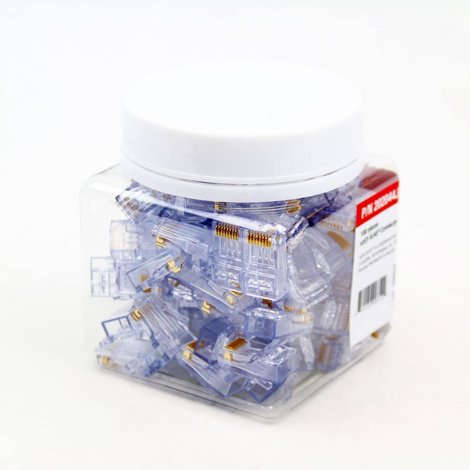 Platinum Tools Ezex44 Connector 100/Jar Accessory Box (202044J)