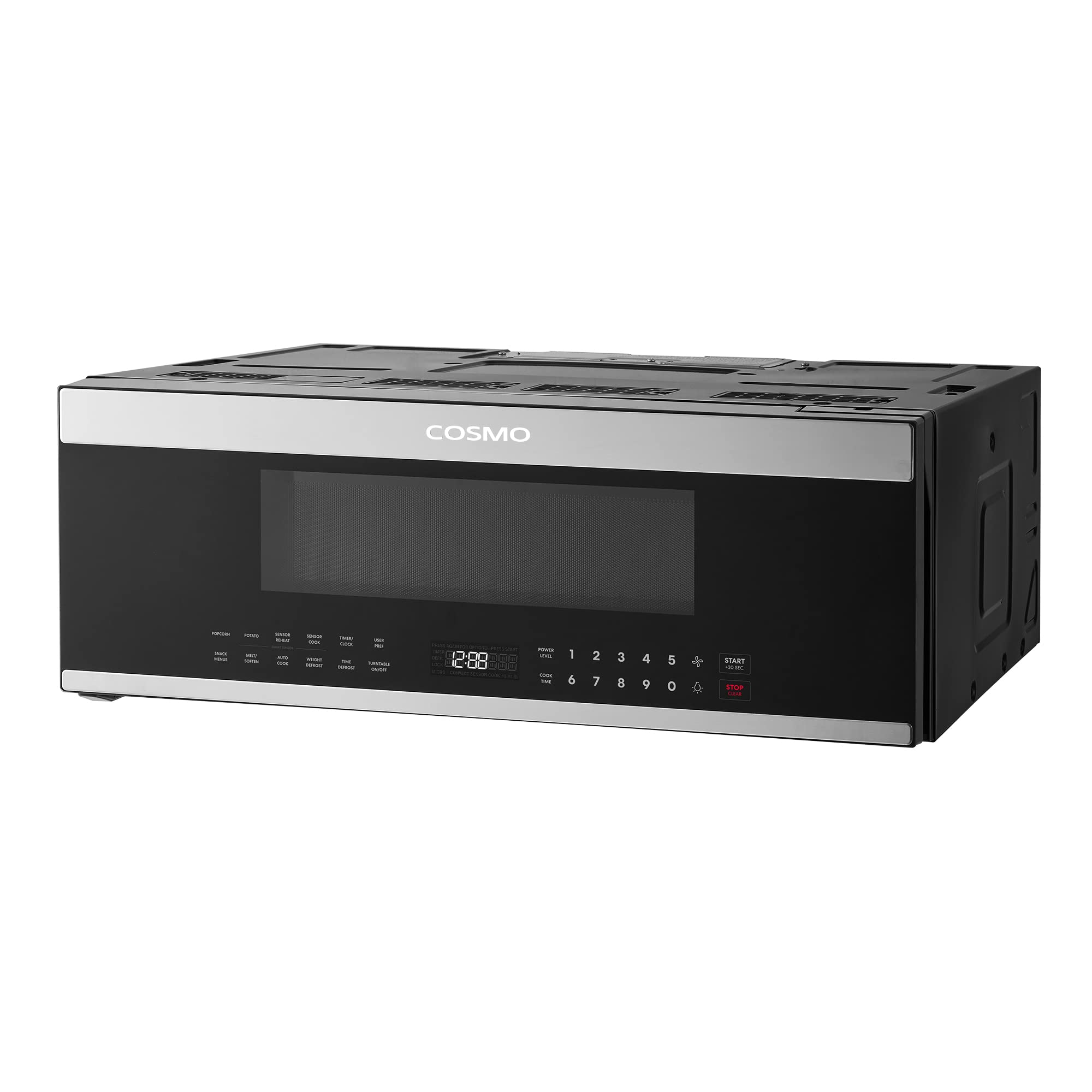 COS-3012ORLP1SS 30 in. Slim Over the Range Microwave with Automatic Presets, Soft Touch Controls and 1.2 cu. ft. Capacity