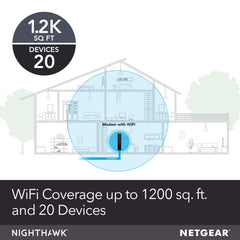 Cable Modem with Built-in WiFi Router (C6230) - Compatible with All Major Cable Providers incl. Xfinity, Spectrum, Cox - for Cable Plans Up to 400Mbps - AC1200 WiFi Speed - DOCSIS 3.0