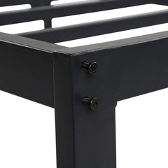 Fast Furnishings Twin XL Black Metal Platform Bed