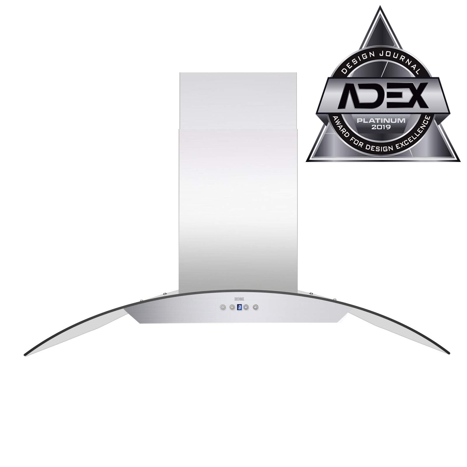 ISX2436SQB-2 Island Range Hood, 36", Stainless Steel
