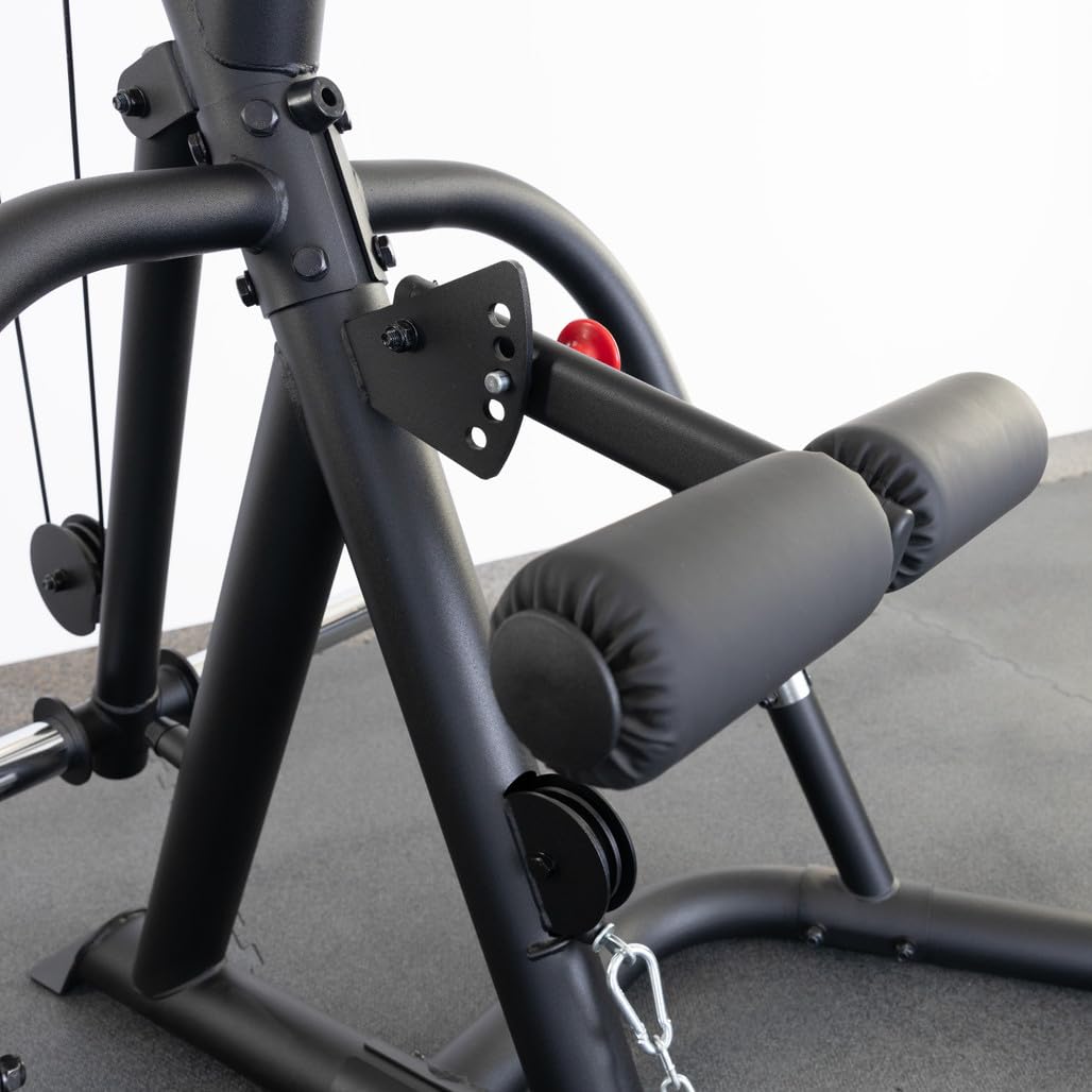 (GLGS100BP4) Corner Leverage Gym, Multi-Function Workout Station for Squats, Pull-Ups, Deadlifts & More, Home and Commercial Gym Equipment
