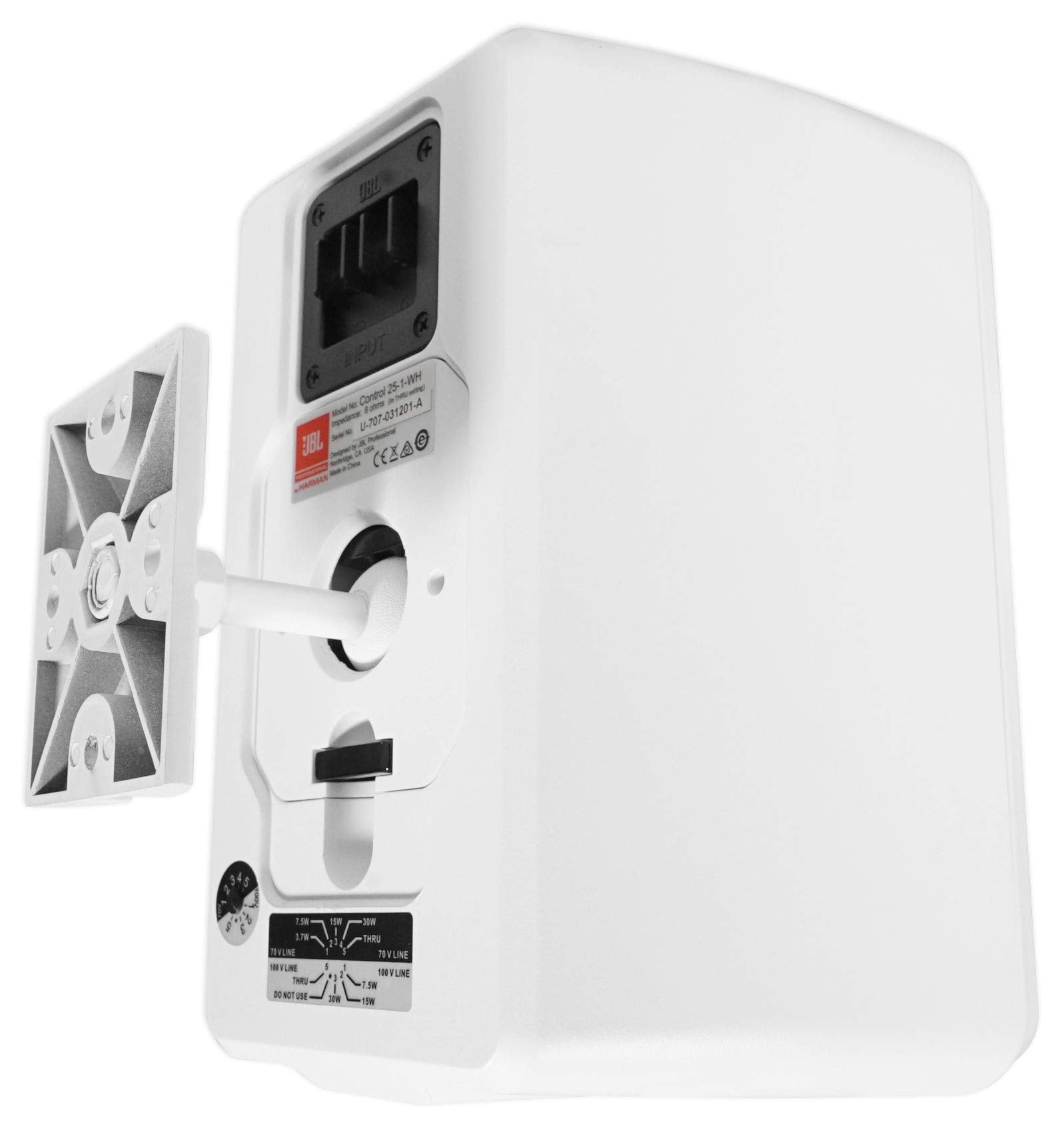 JBL Control 25-1 Indoor Outdoor Speakers - White, Pair