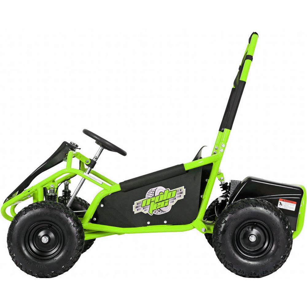 MotoTec Mud Monster Kids Electric 48v 1000w Go Kart Full Suspension