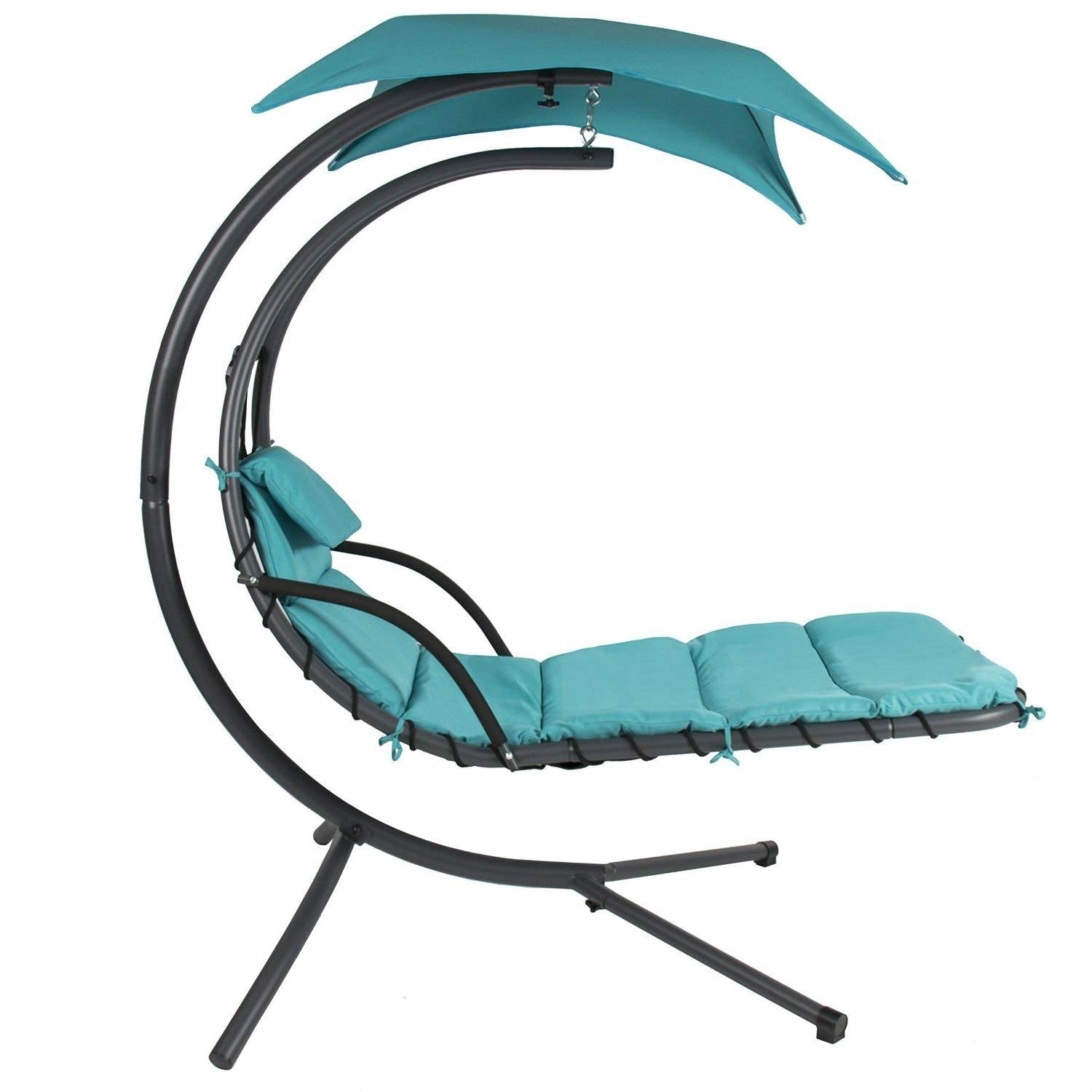 Teal Chaise Lounger Hammock Chair Porch Swing