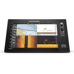 APEX 16 CHARTPLOTTER Fish Finder Head Unit with MEGA Side Imaging+ & HD Touchscreen Display (Control Head Only, No Transducer)