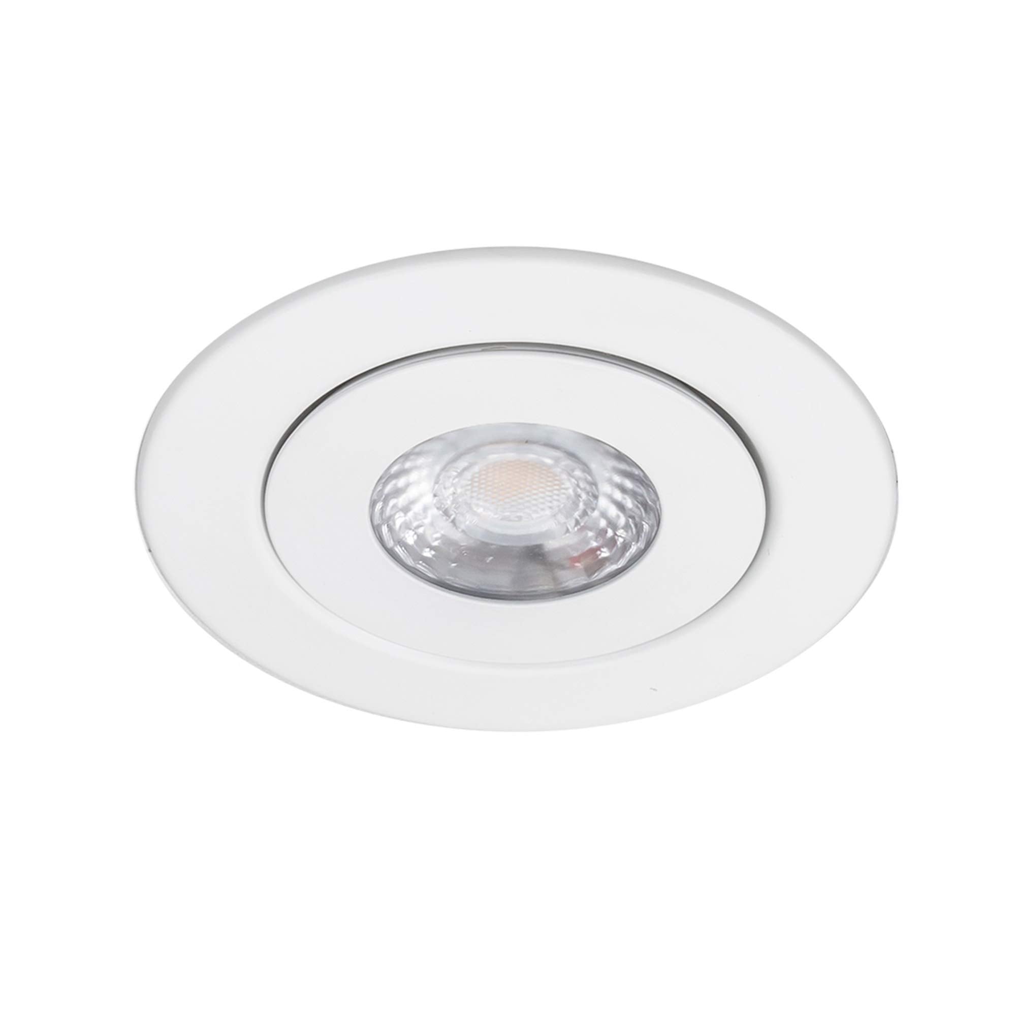 WAC Lotos 4" LED Round Adjustable Recessed Light, 5-CCT, White