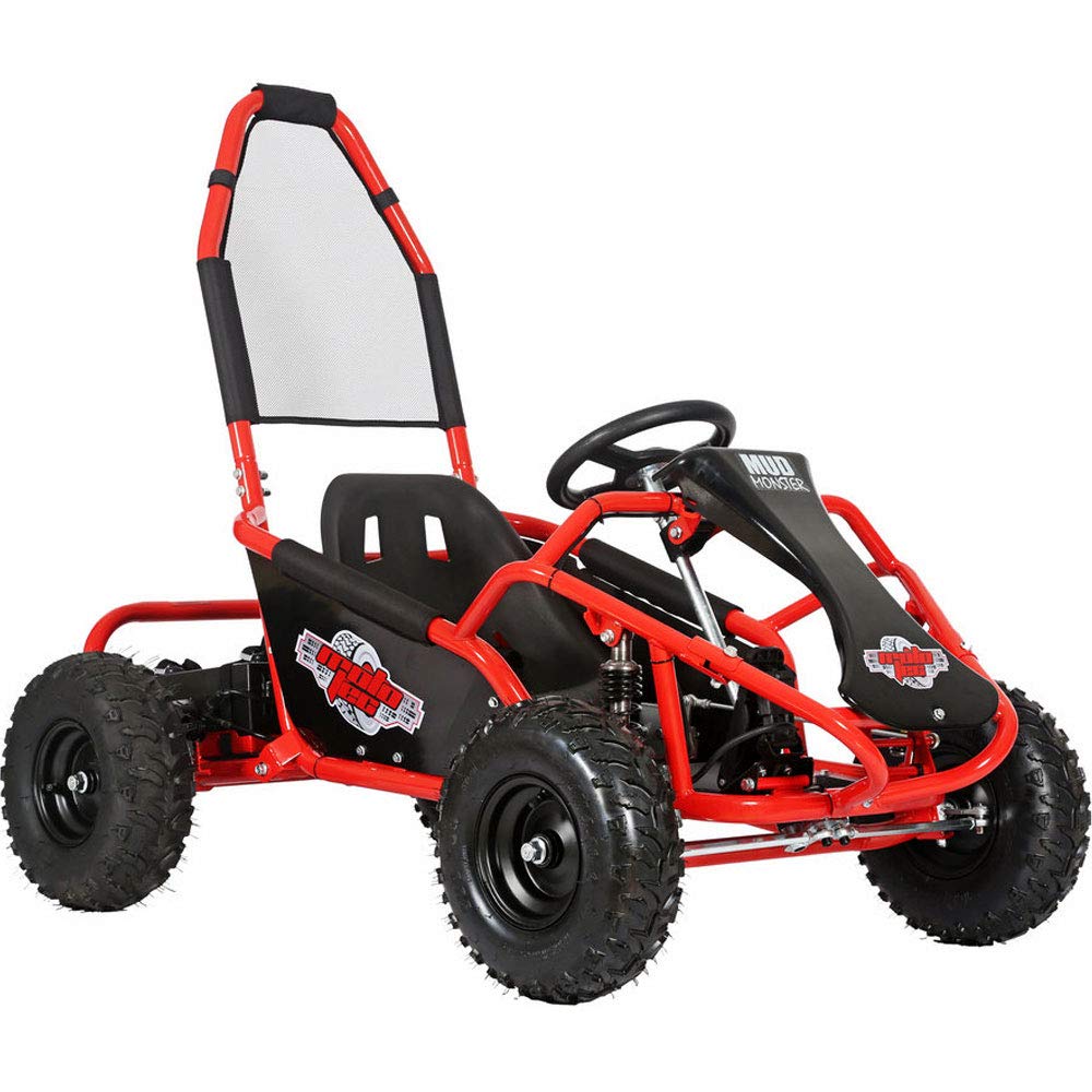 MotoTec Mud Monster Kids Electric 48v 1000w Go Kart Full Suspension