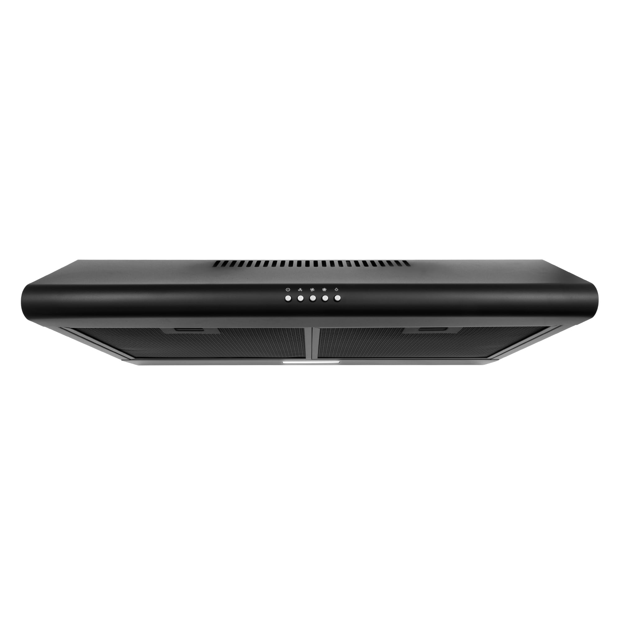 COS-5MU30-BK 30 in. Delta Collection Ducted Under Cabinet Range Hood, Button Controls, Reusable Filters, LED Lights in Matte Black, 30 inch