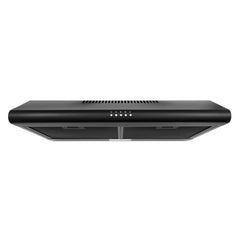 COS-5MU30-BK 30 in. Delta Collection Ducted Under Cabinet Range Hood, Button Controls, Reusable Filters, LED Lights in Matte Black, 30 inch