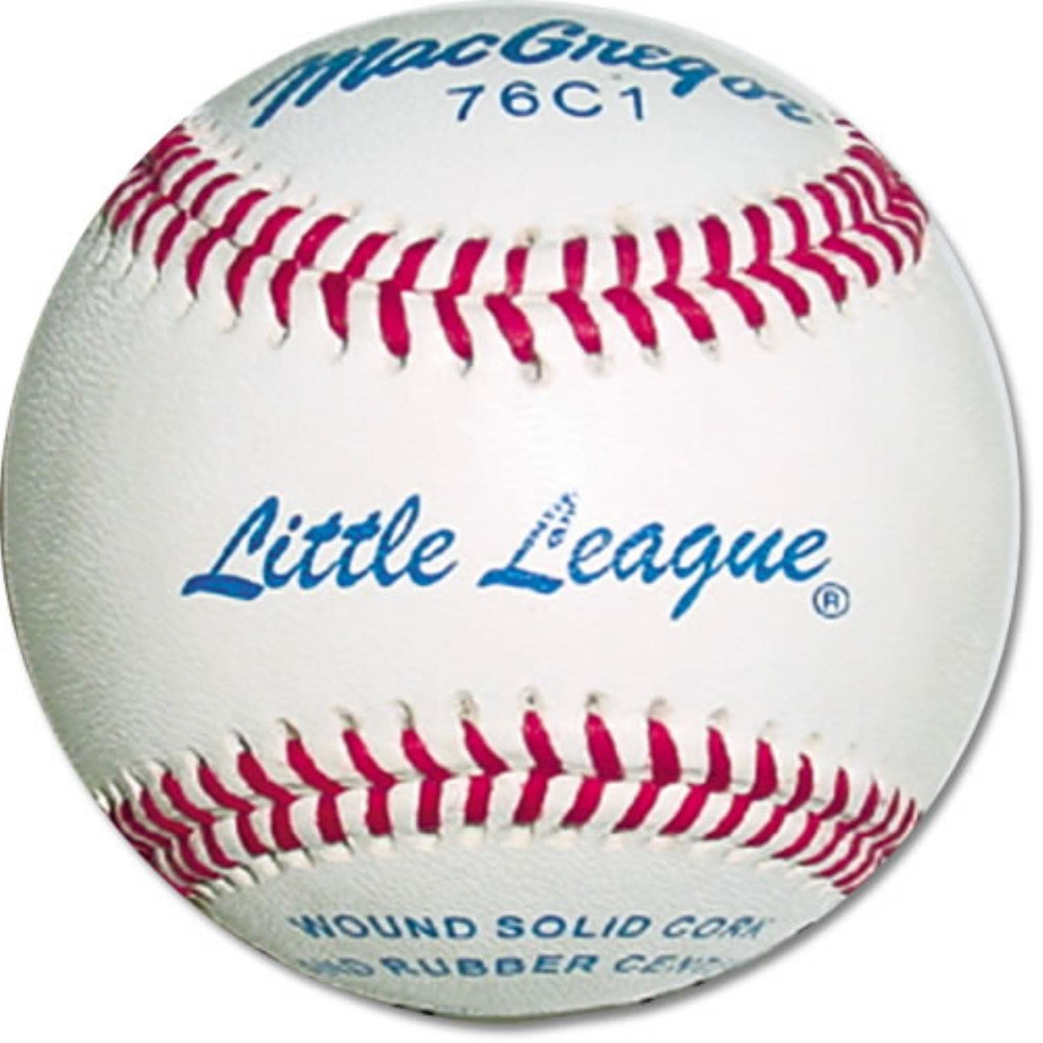 A baseball adorned with the Little League logo, showcasing its affiliation with youth baseball.