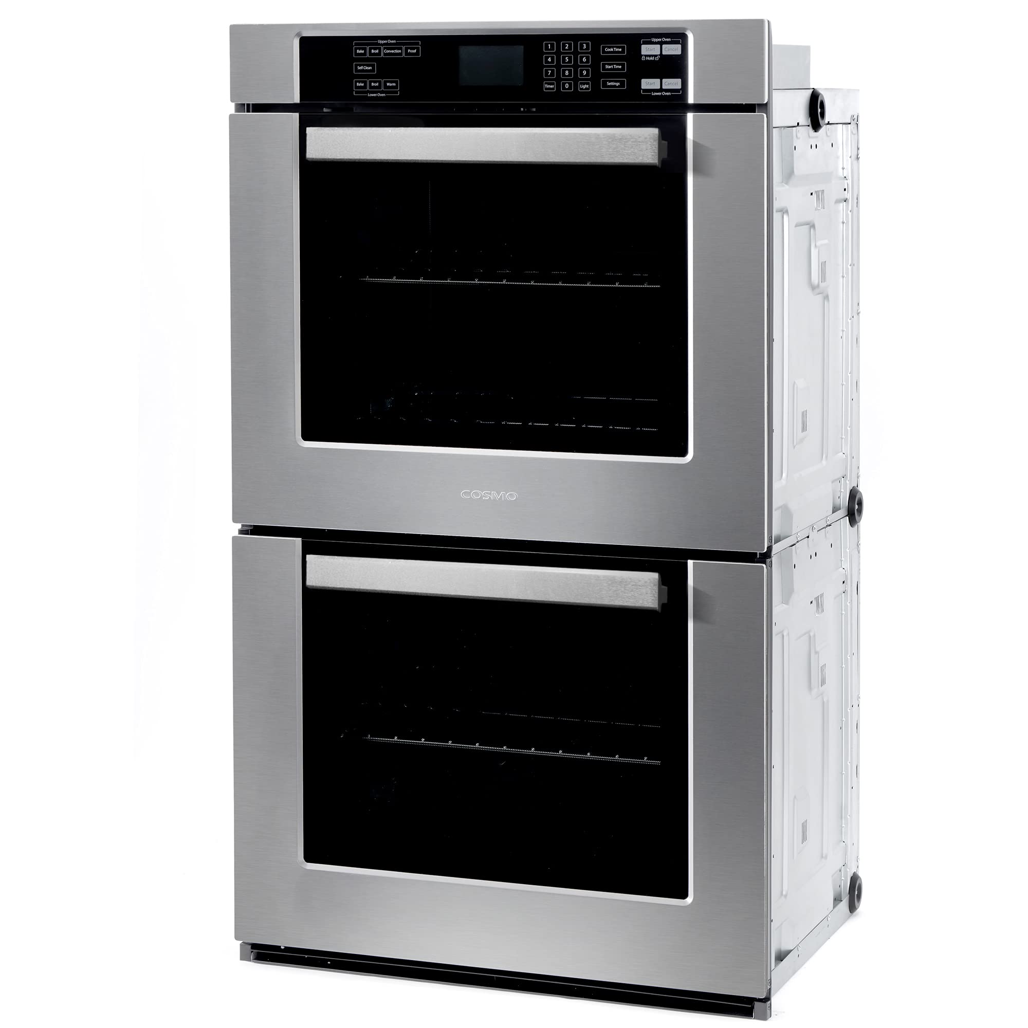 COS-30EDWC 30 in. Haven Collection Double Electric Wall Oven, True Convection, Blue Porcelain, Self Cleaning in Stainless Steel
