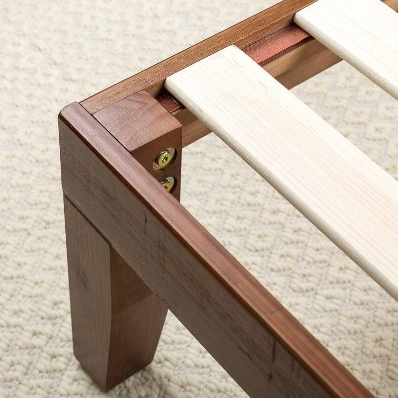 Fast Furnishings King Espresso Solid Wood Bed Frame