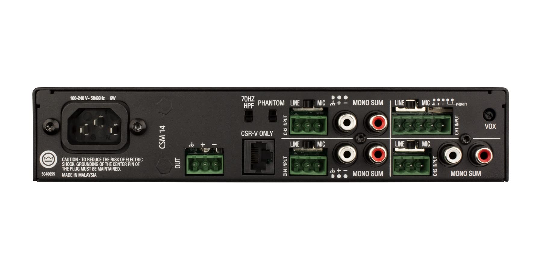 JBL Professional CSM-14 Commercial Series 4-input