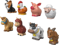 Little People Toddler Toys Farm Animal Friends 8-Piece Figure Set for Pretend Play Ages 1+ Years