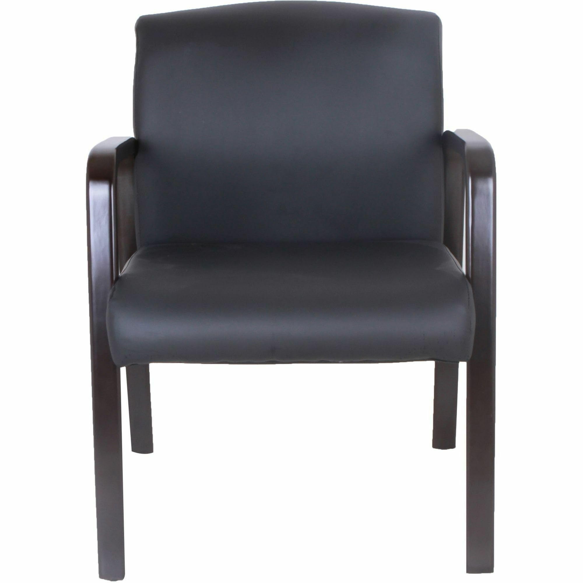 Guest Chair, Black/Espresso
