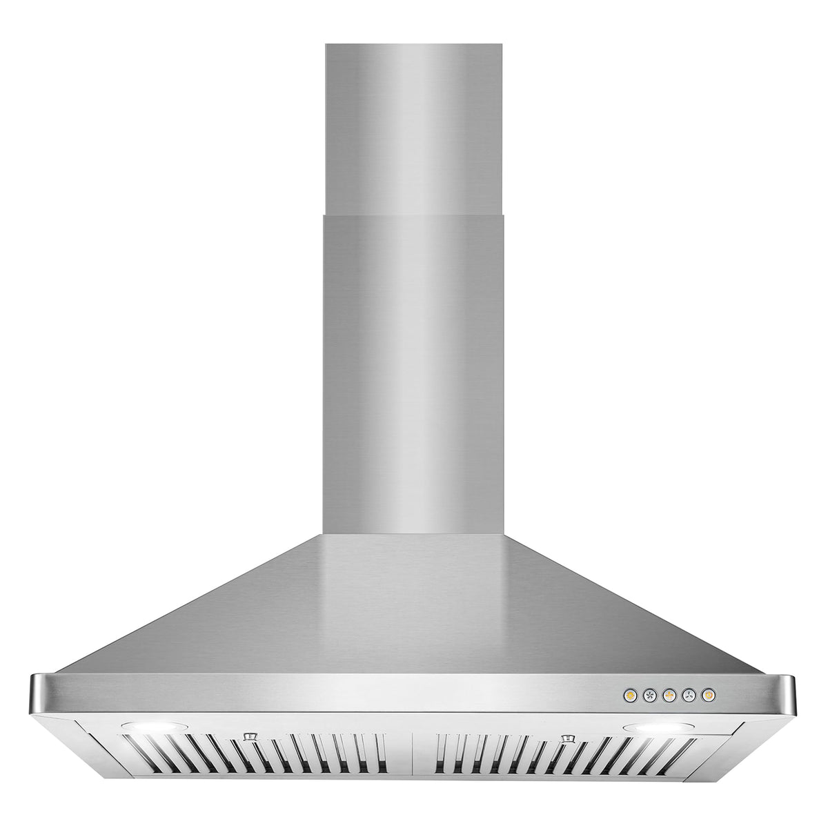 COS-63175 30 in. Vista Collection 380 CFM Ducted Wall Mount Range Hood, Button Controls, LED Lights, Stainless Steel