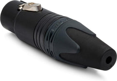 NEUTRIK - 3-Pole Female XLR Cable Connector, Black