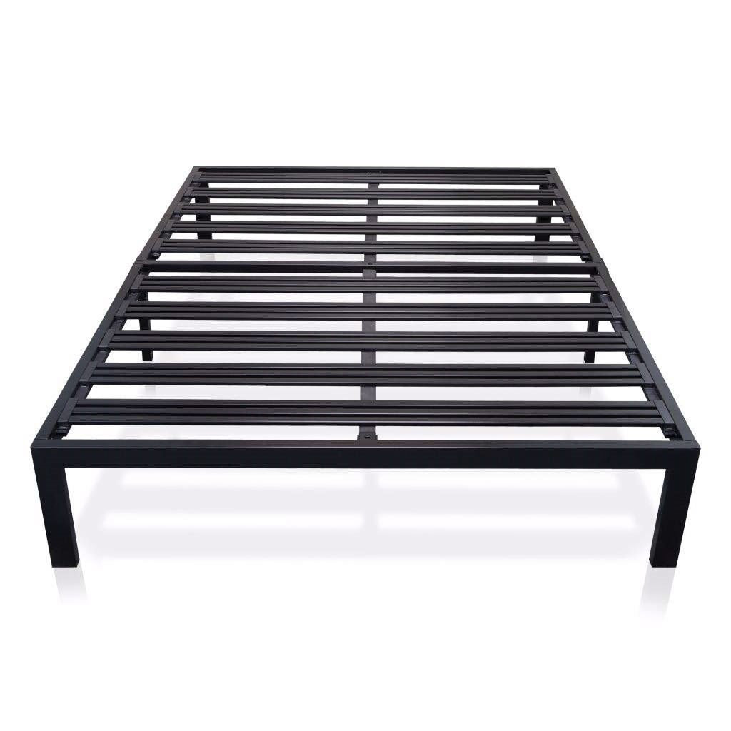 California King Metal Platform Bed Frame w/ Slats