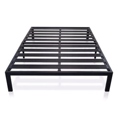 California King Metal Platform Bed Frame w/ Slats