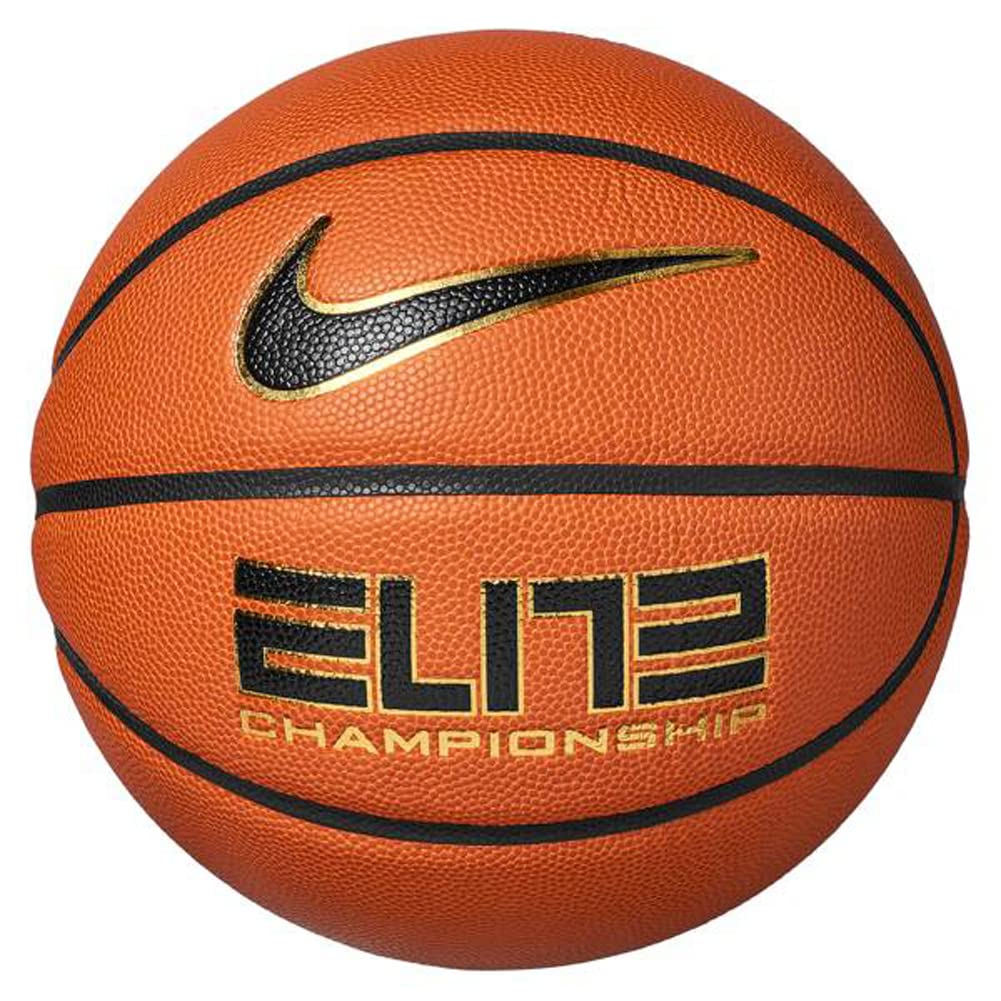 Close-up of a Nike Elite 12 basketball showcasing its durable material and bold color scheme for optimal performance.