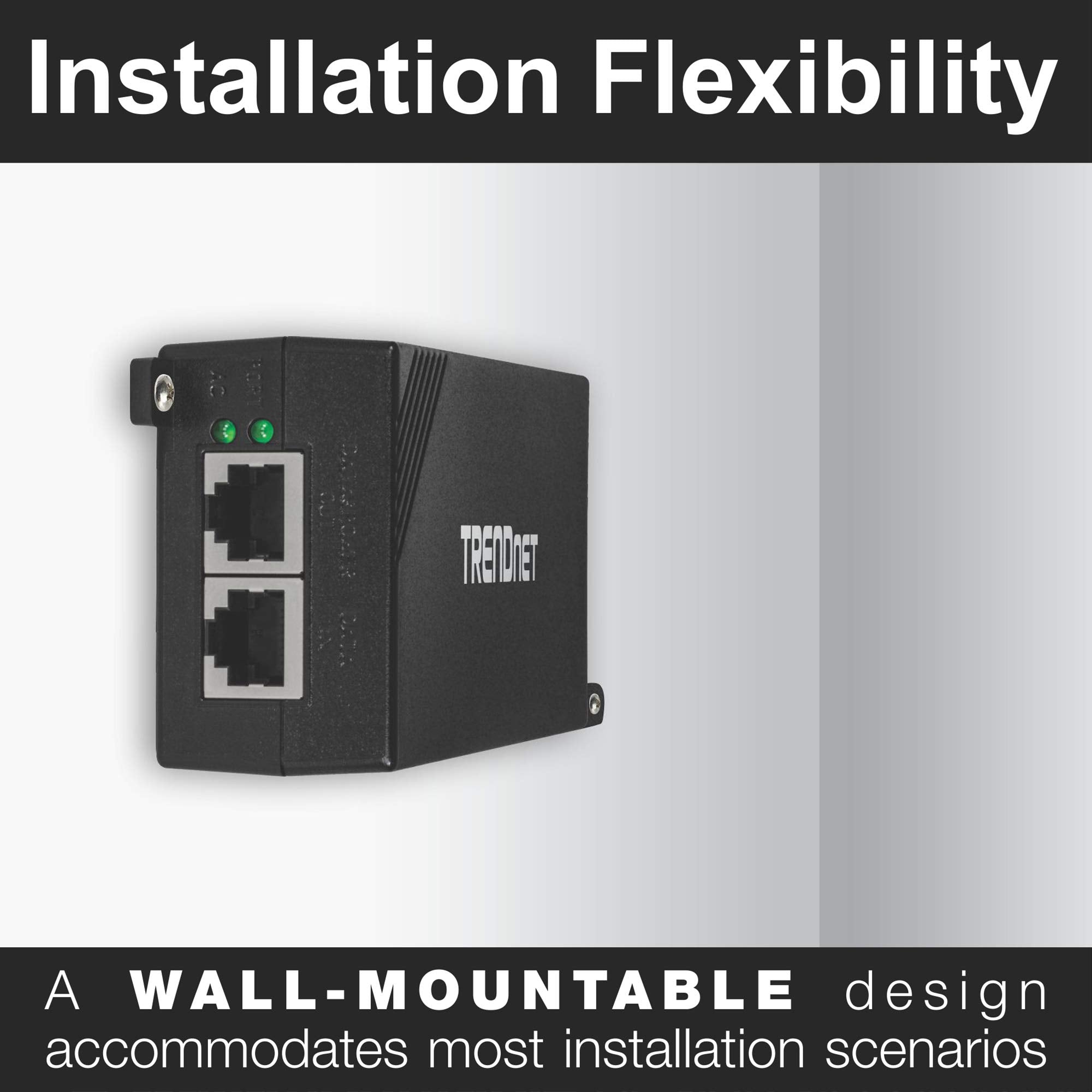 TRENDnet Gigabit PoE Injector, 30W, 100m Distance, TPE-115GI