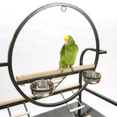 The O Parrot Play Stand Metal