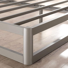 Fast Furnishings Full Modern Low Profile Metal Platform Bed