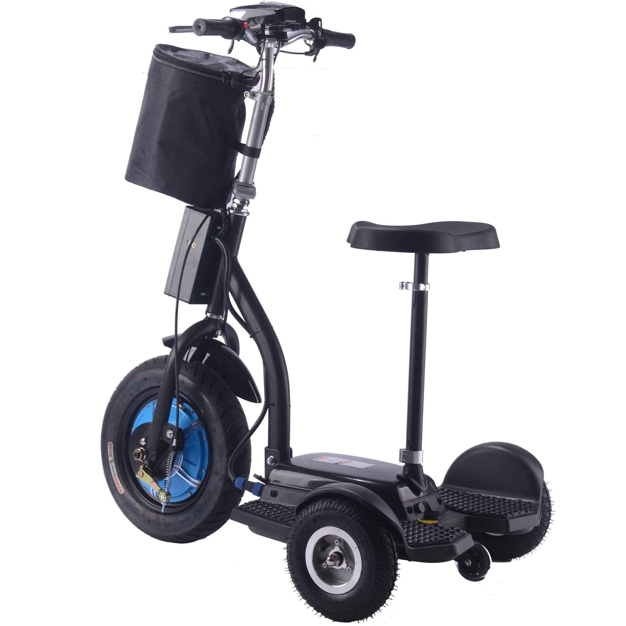 MotoTec Electric Mobility Trike 48v 750w Lithium, Black