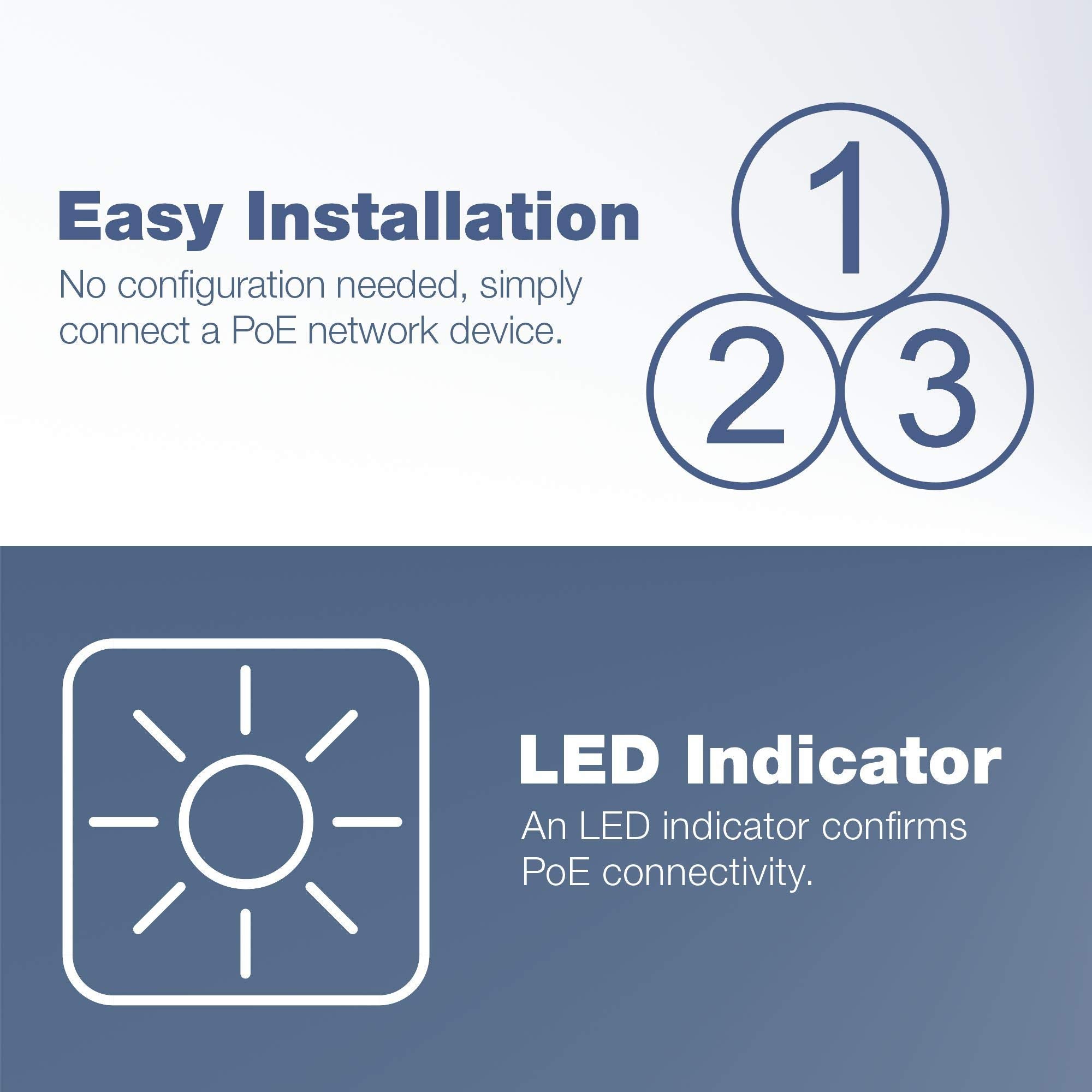 TRENDnet Gigabit PoE Injector, 30W, 100m Distance, TPE-115GI