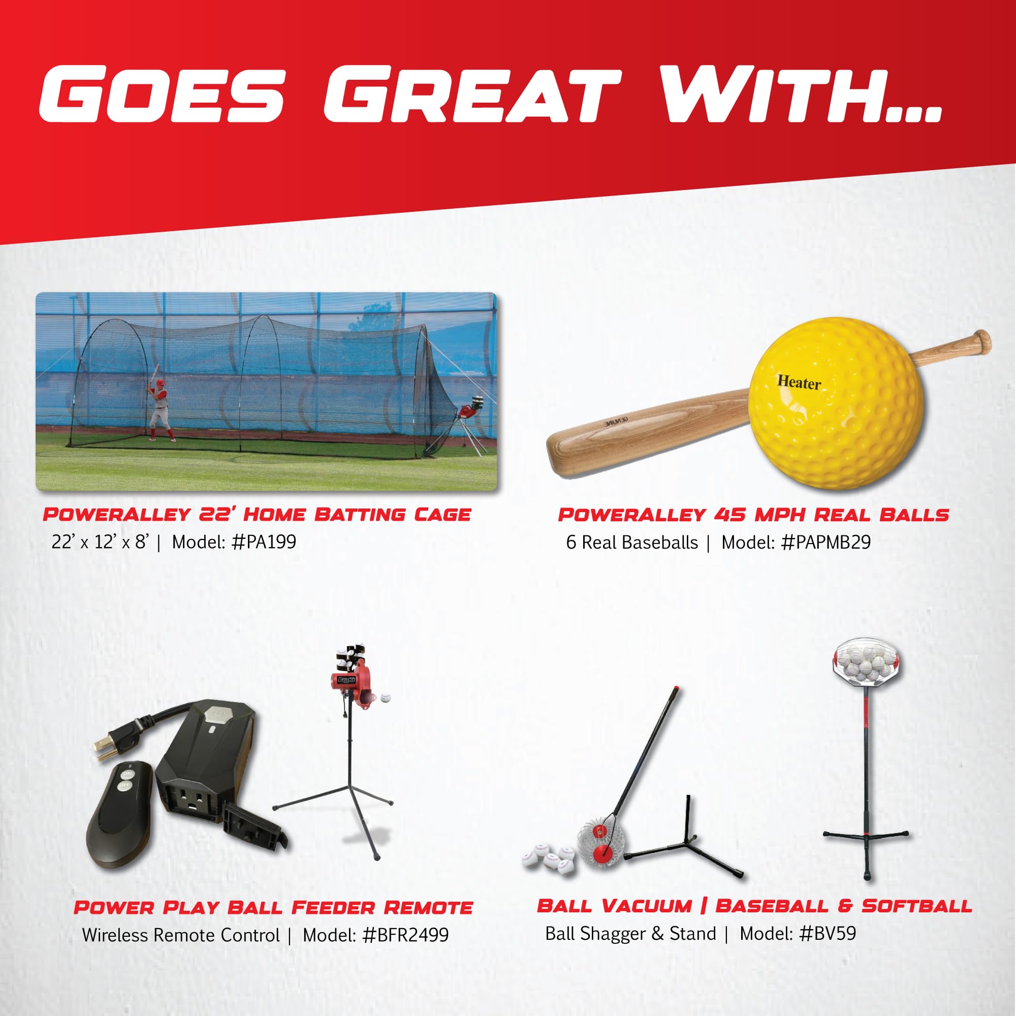 Base Hit Lite Adjustable Baseball Pitching Machine ?45 MPH Pitching Speed, Includes Automatic Ball Feeder, Extremely Accurate | Perfect for Hitting and Fielding Training for All Ages