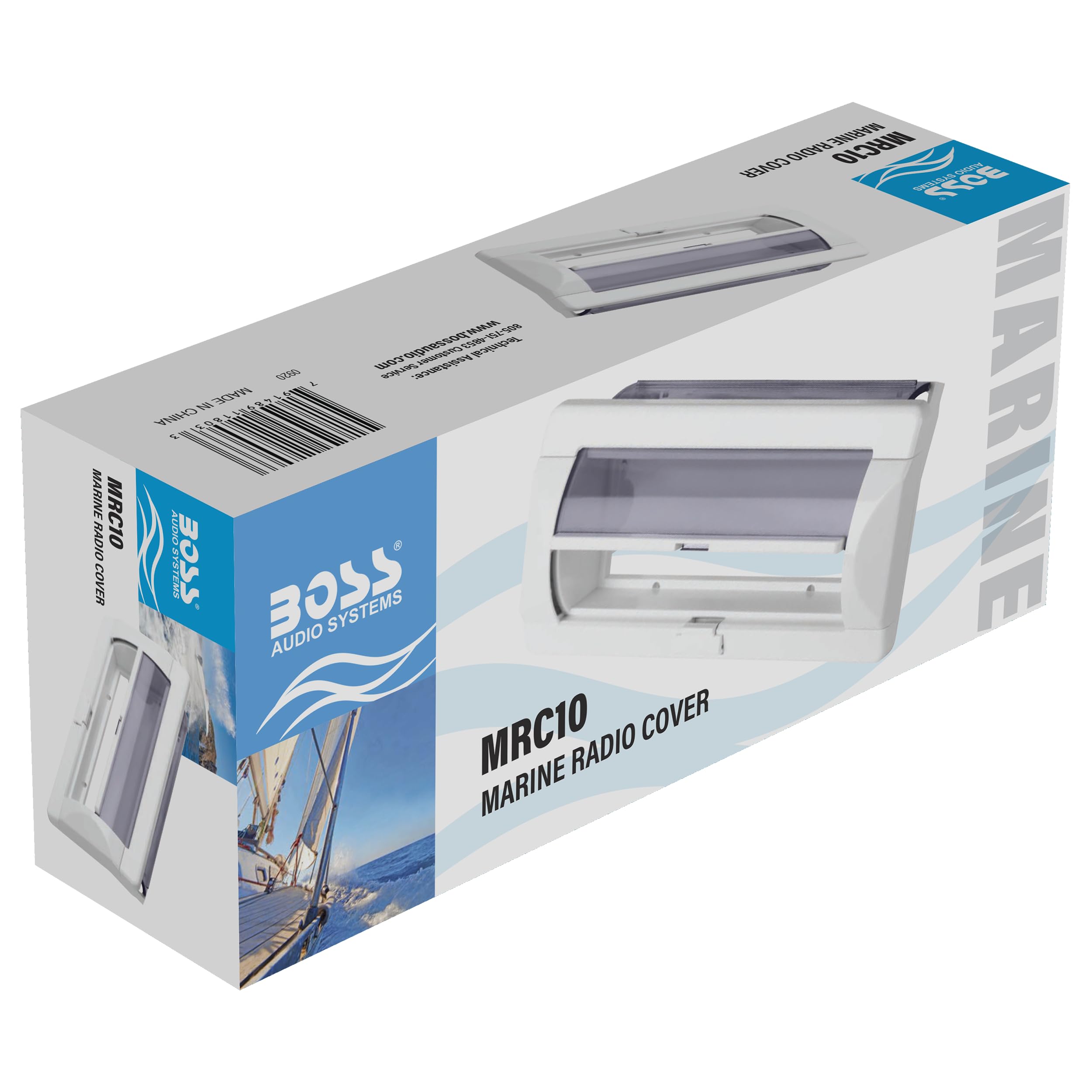 s MRC10 Marine Waterproof Radio Cover, White