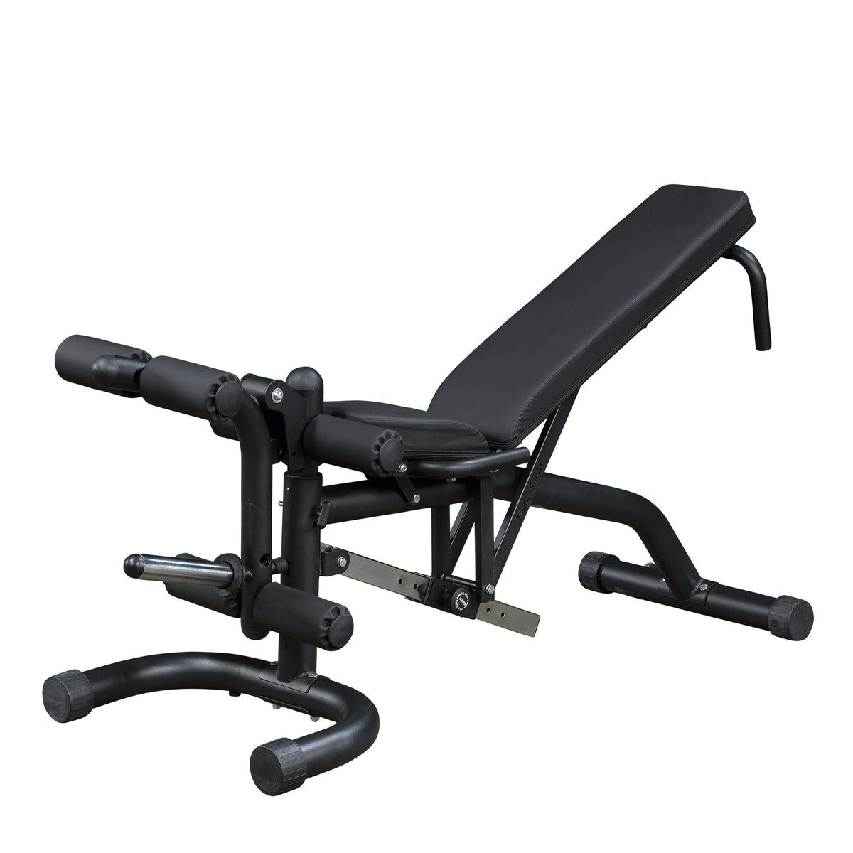 Multiple Angles Adjustable Weight Bench for Home & Commercial Gym (FID46) - Flat, Incline & Decline Bench for Workout Strength Training - Black