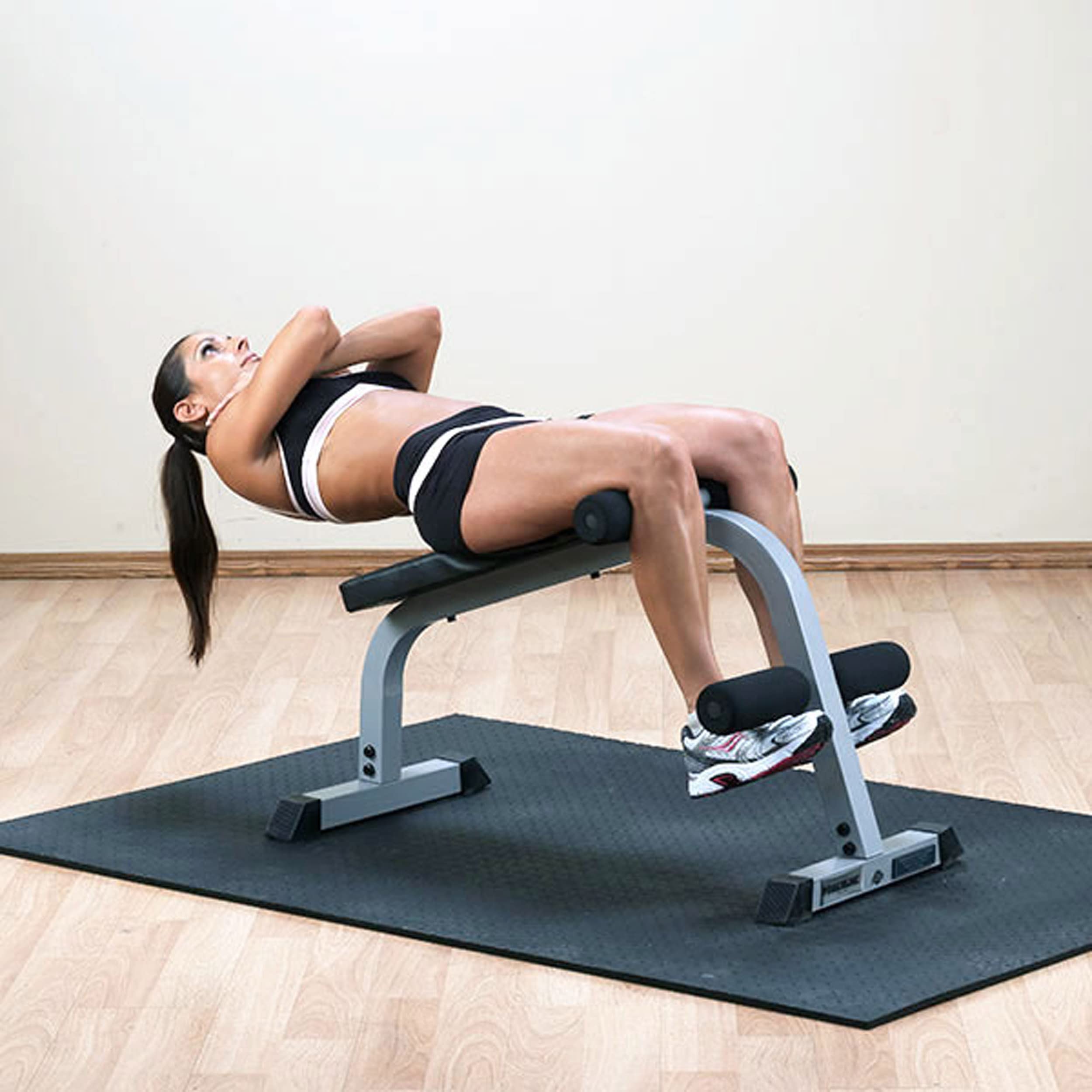 Powerline Ab Board (PAB139X), 6-Pack Abs Machine Exercise Equipments for Strength Training Home Gym Workouts Bench