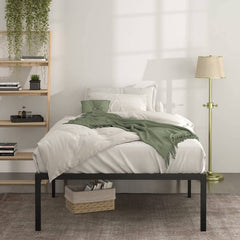 Fast Furnishings Twin 18 inch Platform Bed with Storage