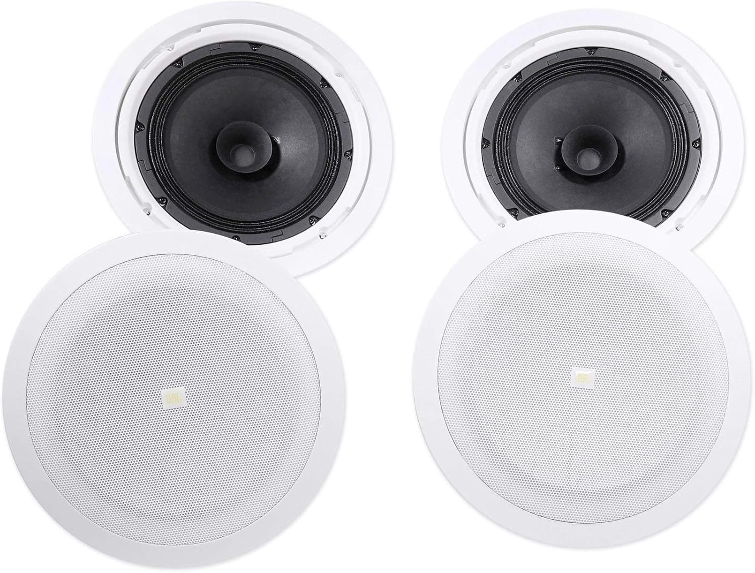 JBL Professional HPD8128 Full-range 8-inch In-Ceiling Loudspeaker, White