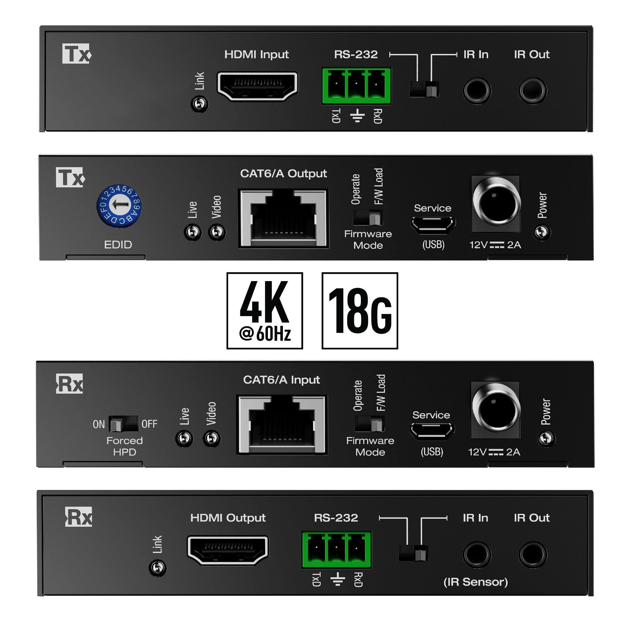 HDMI switcher with visible 4K and HDMI ports, illustrating its functionality for seamless device connections.