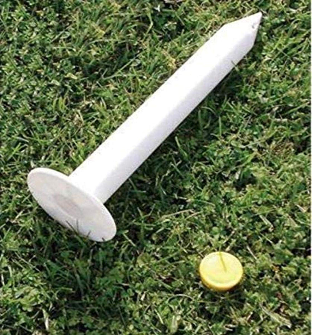 A white tube made of plastic, featuring a yellow cap, often used for various liquid or cream products.