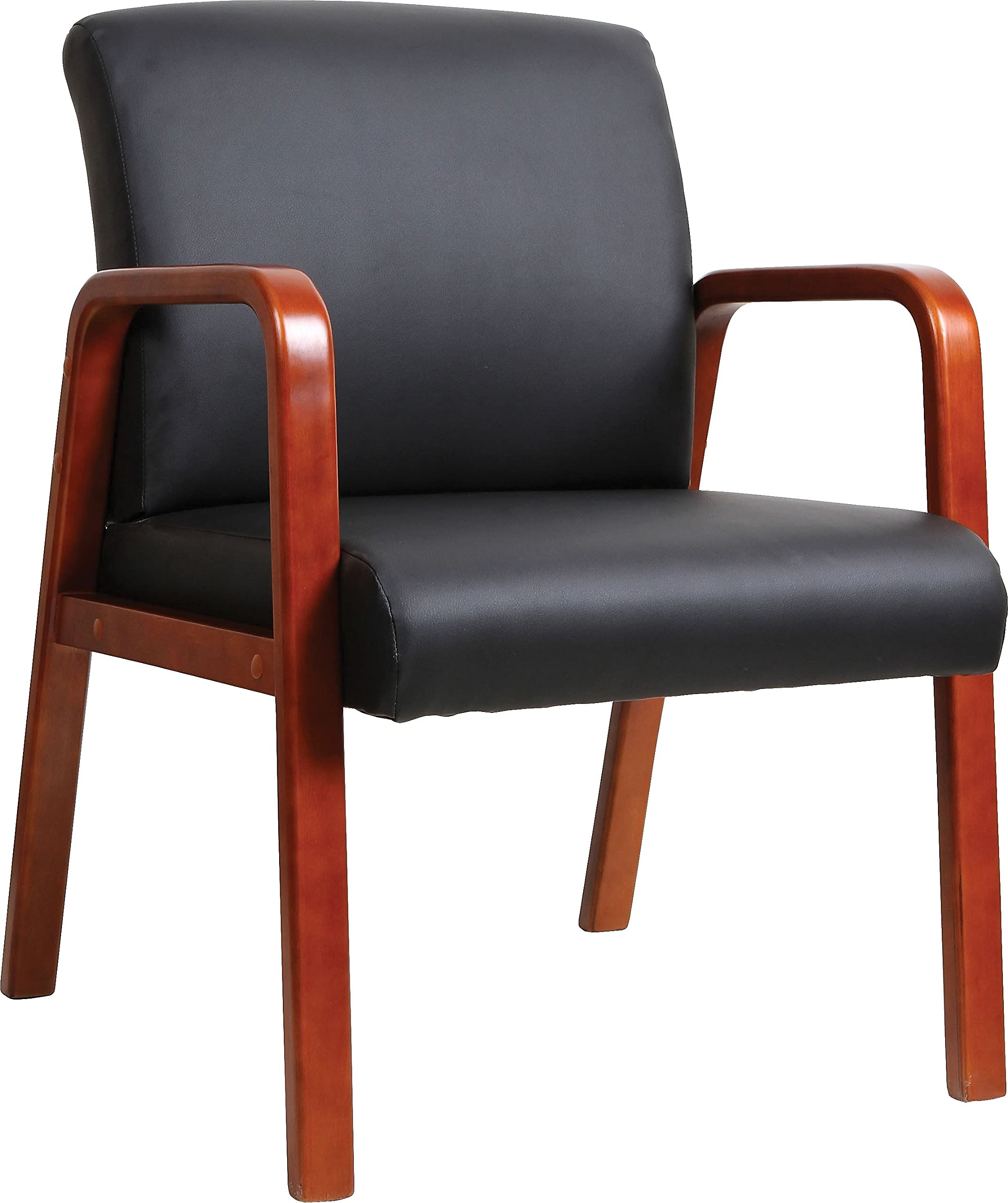 Guest Chair, Black/Cherry