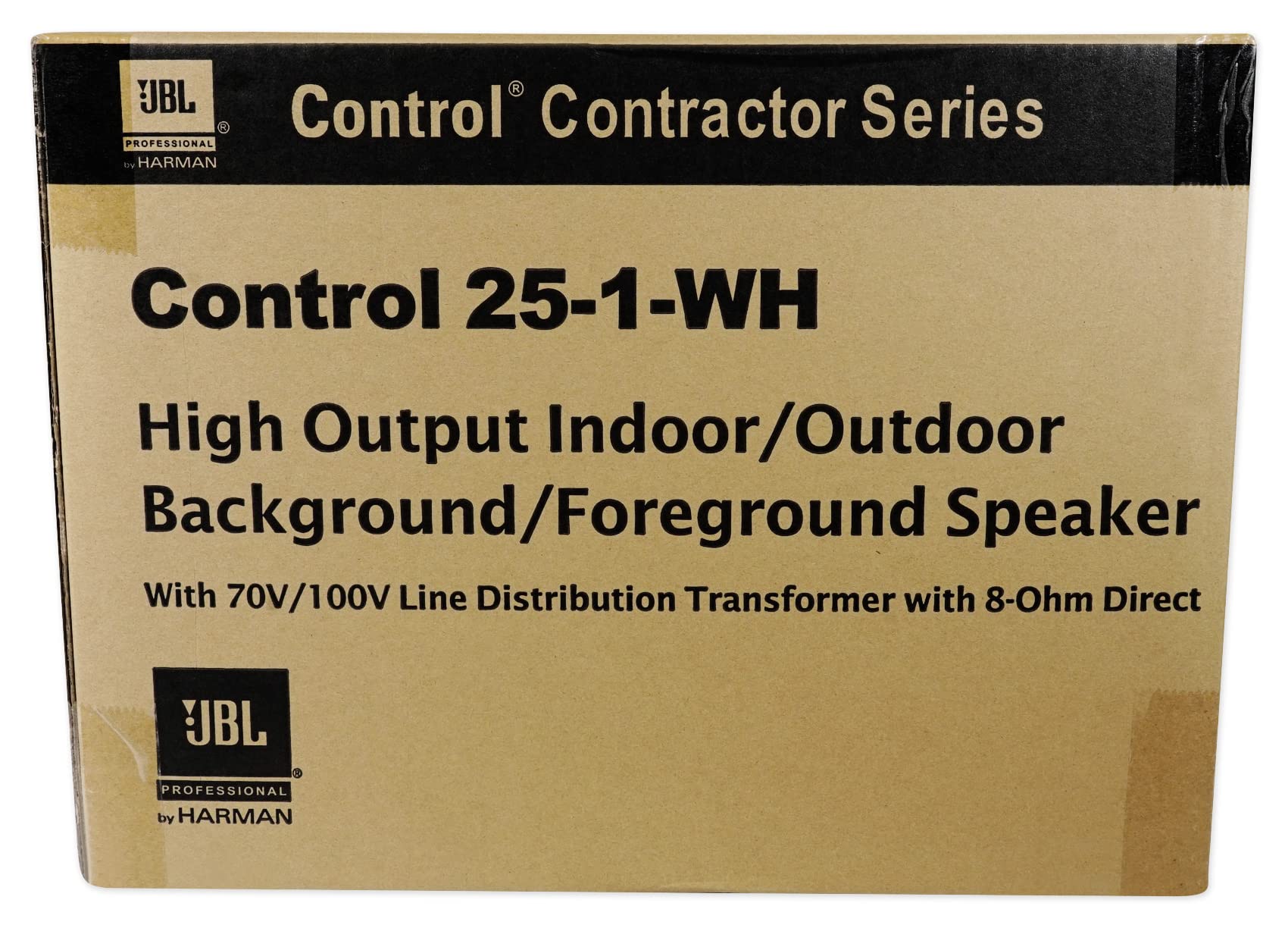 JBL Control 25-1 Indoor Outdoor Speakers - White, Pair