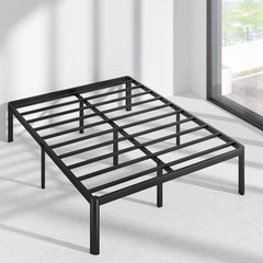 Fast Furnishings King 18 Inch Metal Platform Bed Frame