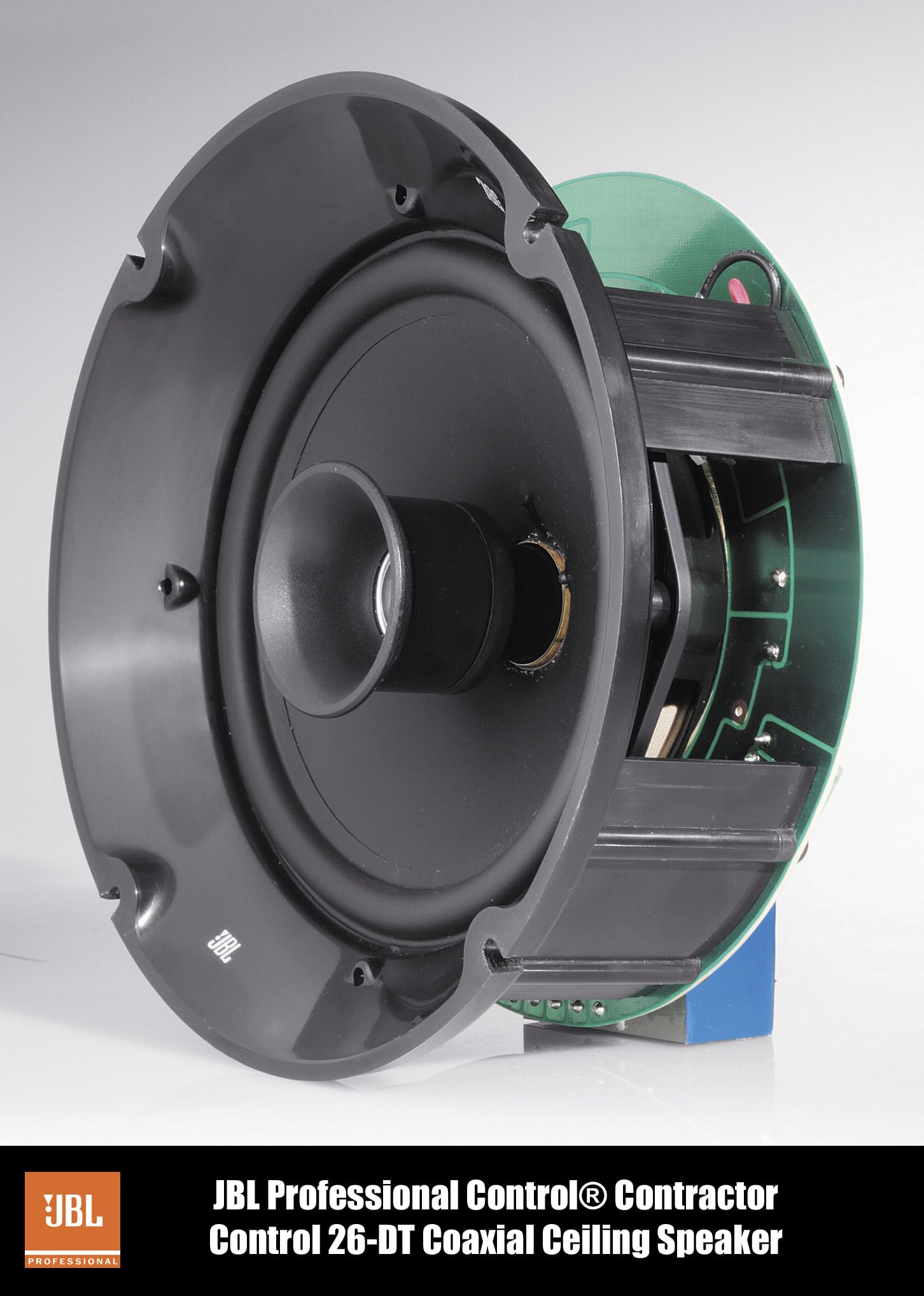 JBL Control 26CT 6.5 Inch In-Ceiling Speaker Pair w/ Back-Can, White