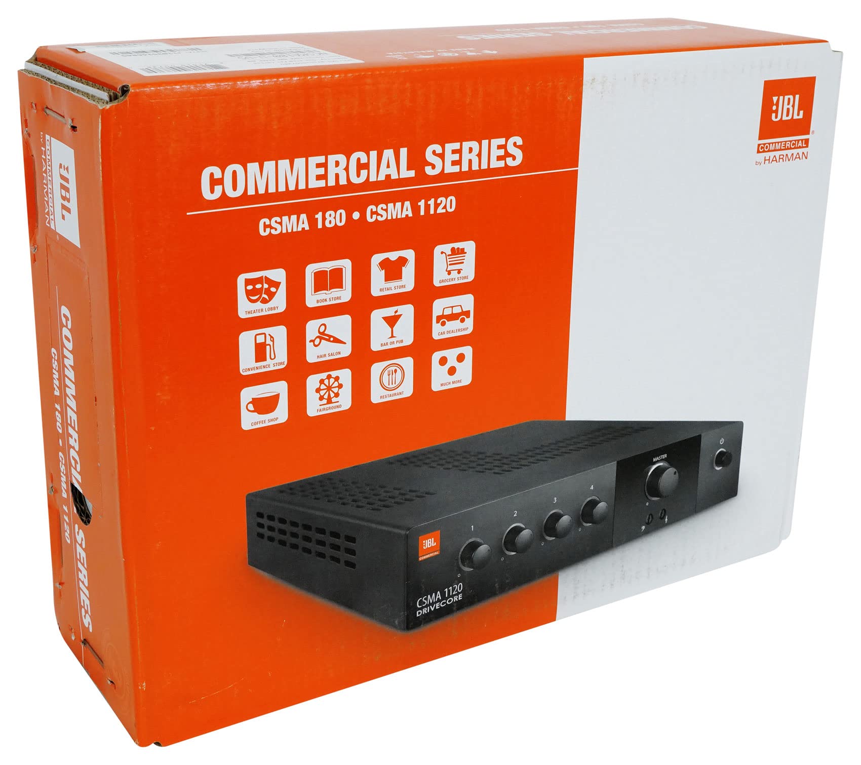 JBL CSMA1120 120W Commercial Single-Channel Mixer Amplifier