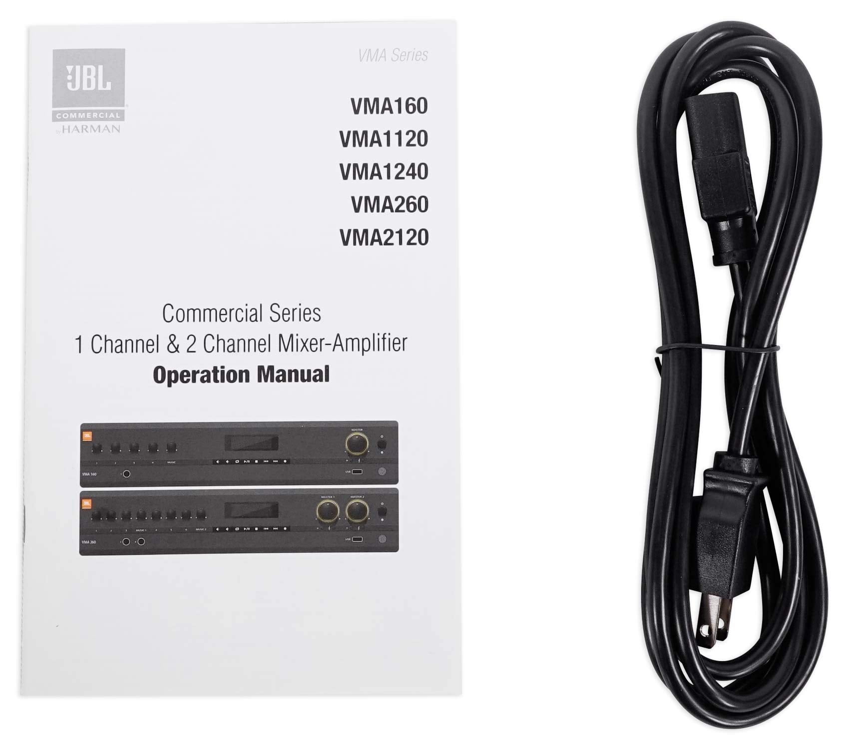 JBL VMA1240, 240-Watt Channel Mixer/Amplifier with Bluetooth