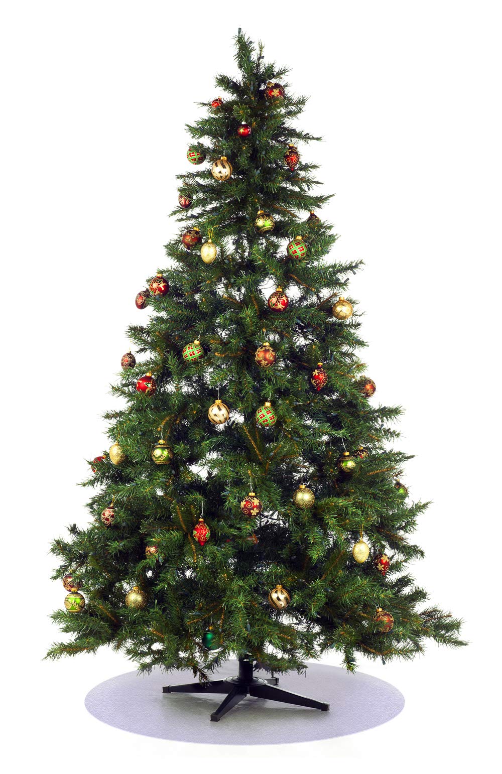 Polycarbonate Circular Christmas Tree Floor Protection Mat 24 Inch Diameter