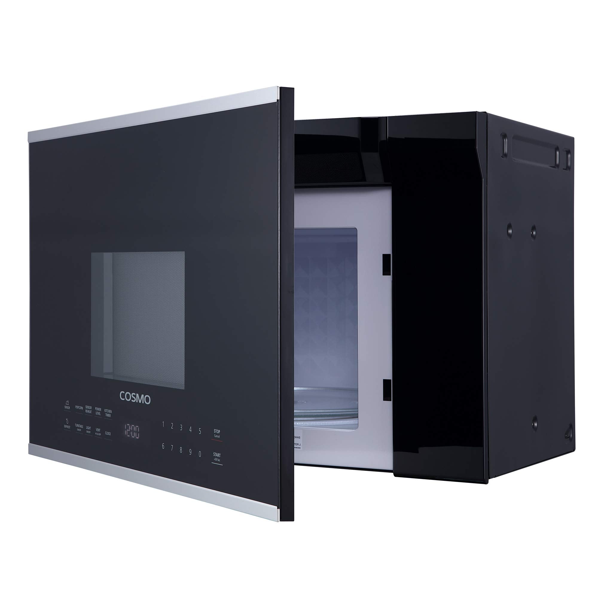 COS-2413ORM1SS Over the Range Microwave Oven with Vent Fan, 1.34 cu. ft. Capacity, 1000W, 24 inch, Black / Stainless Steel