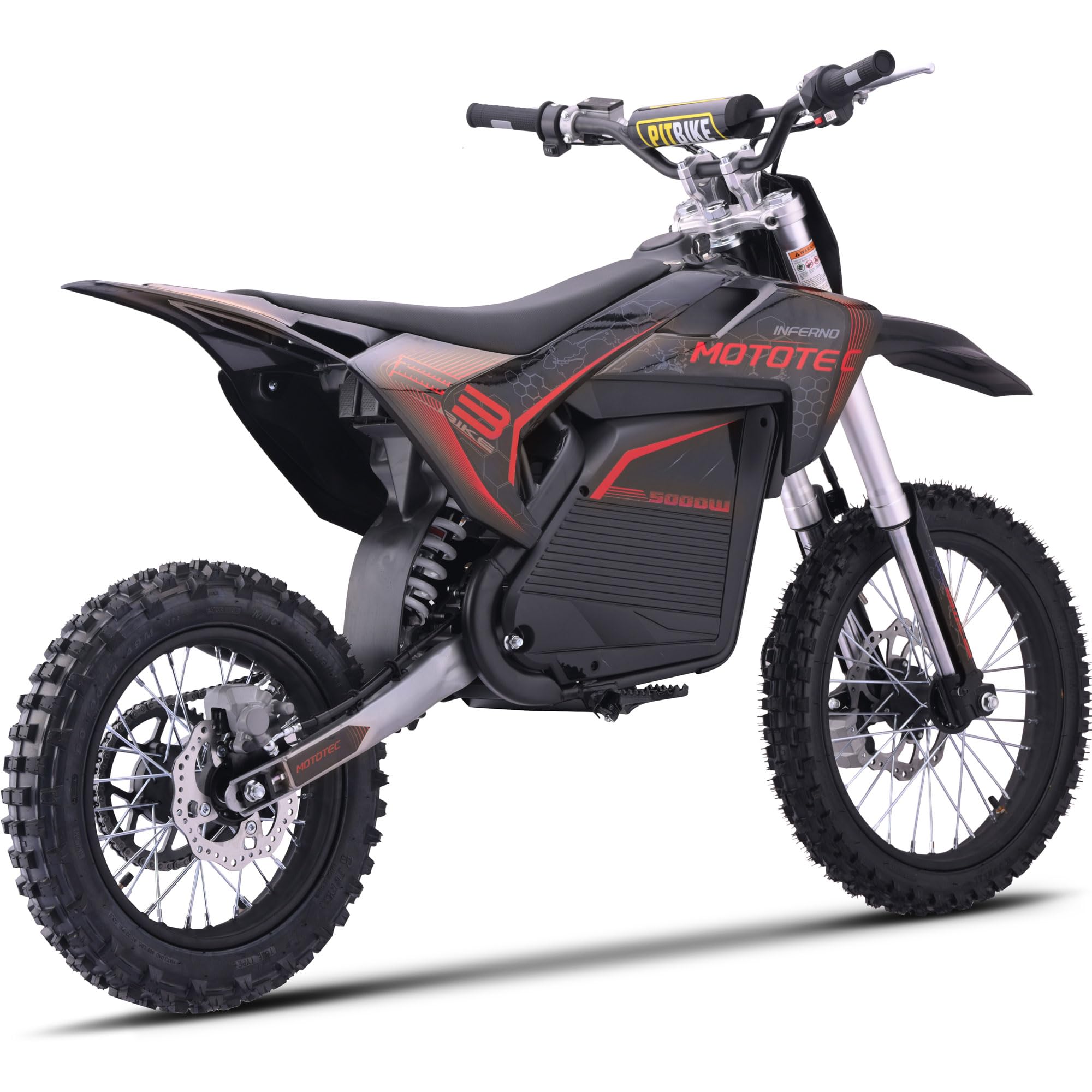 "MotoTec 72v Pro Electric Dirt Bike 5000w Lithium"