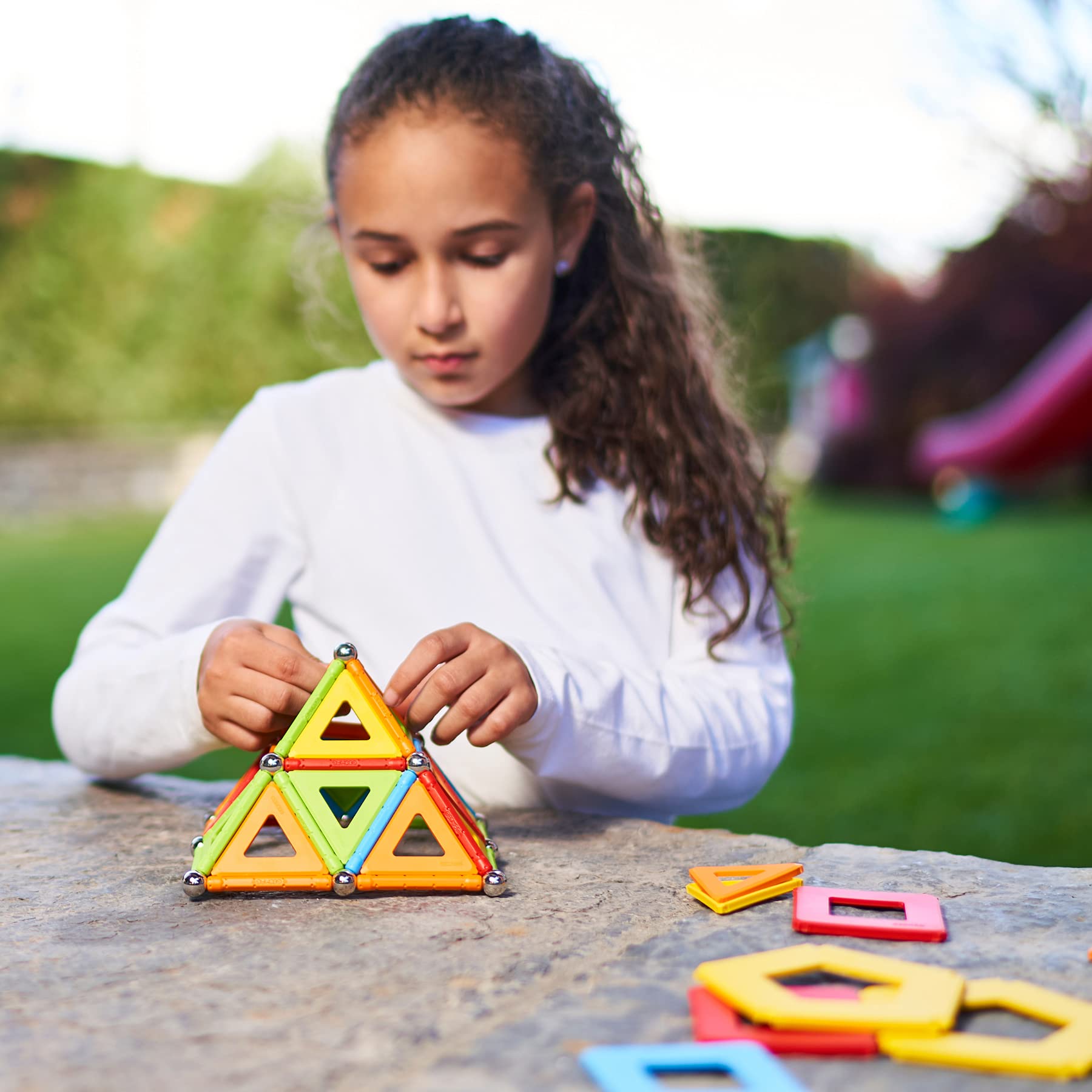 Magnetic Toys Supecolor Tiles 78-Piece Building Set for Kids Ages 5-99 | Swiss-Made STEM & STEAM Authenticated Educational Toy Made from 100% Recycled Plastic | Creative Learning Play