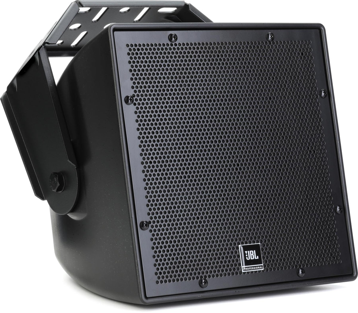 A JBL LSR305 active subwoofer, designed for high-quality sound reproduction in studio and home audio setups.